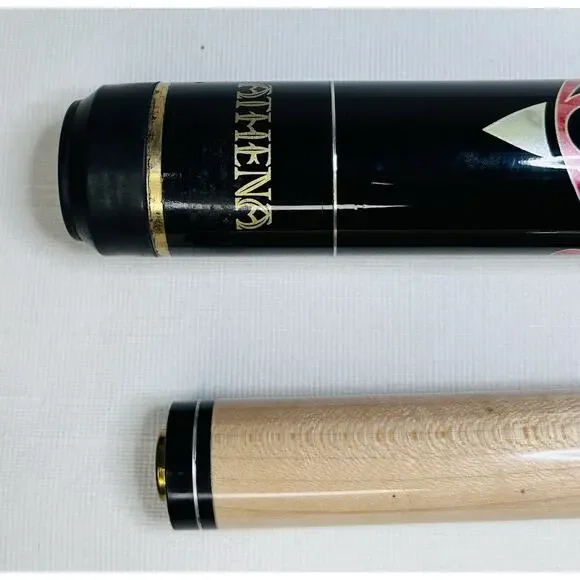 Athena Two Piece 58.5 in. Billiards Pool Cue Stick 20 Oz W/ Case Floral - Picture 7 of 8